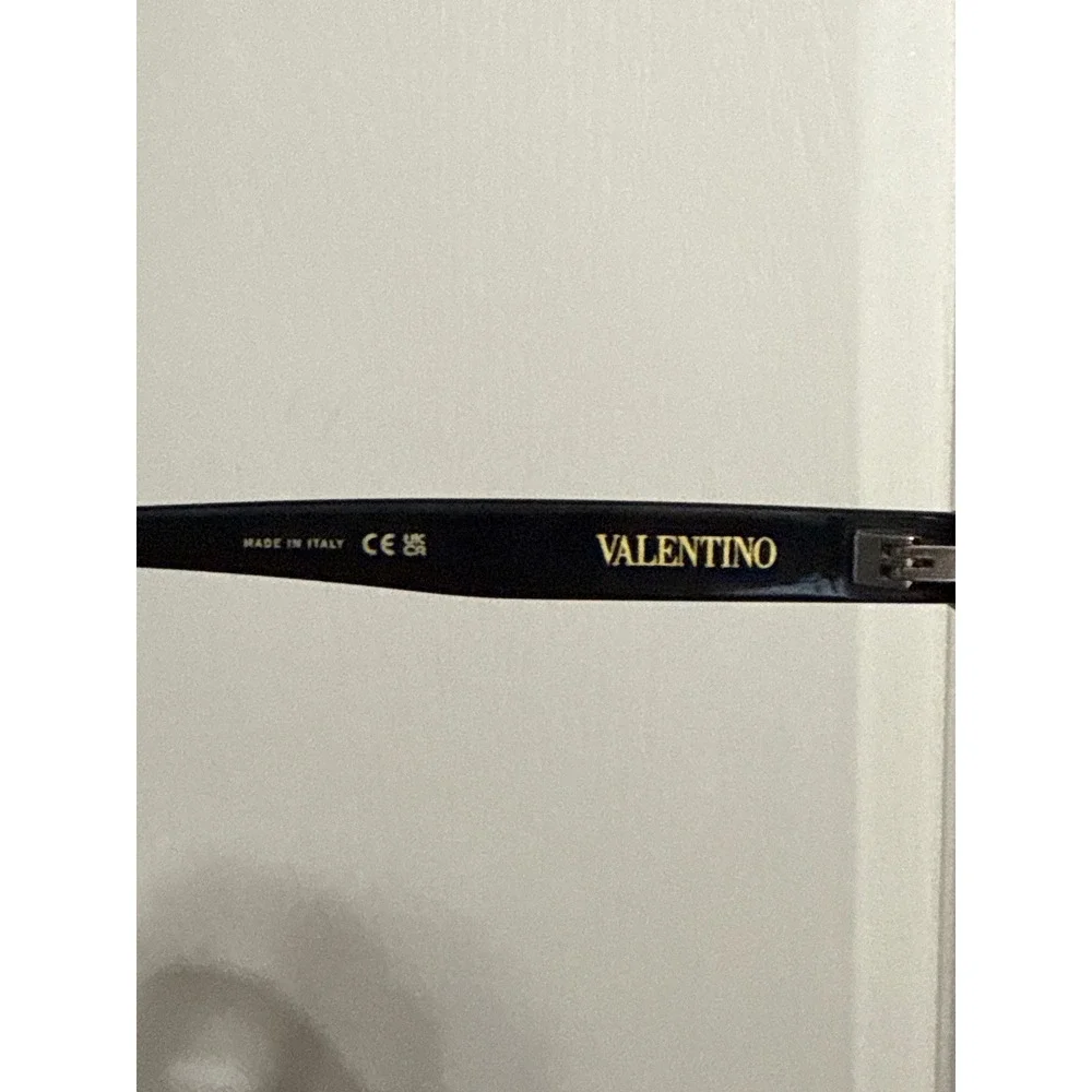 NWOT Valentino VLS 177 Black Oversized Square Sunglasses Unisex Luxury